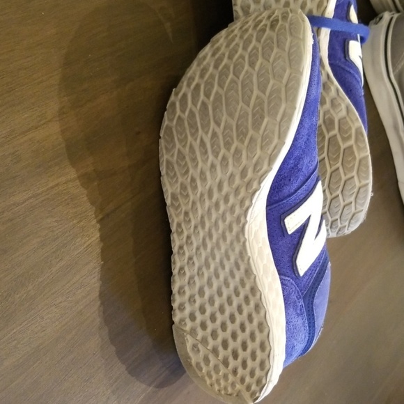 Kids 5.5 New Balance 574 Blue Suede - Picture 3 of 6